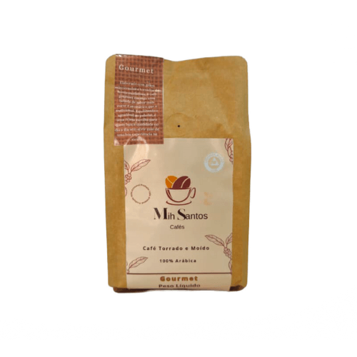 Café Gourmet Moído - Torra Média - 100% Arábica - Mih Santos Cafés - Unidade de 250g