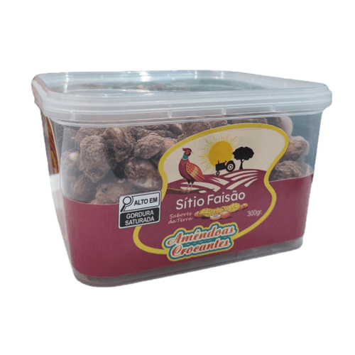 Amendoim com Chocolate Faisão - Sítio Faisão - Sabores da Terra - 300g