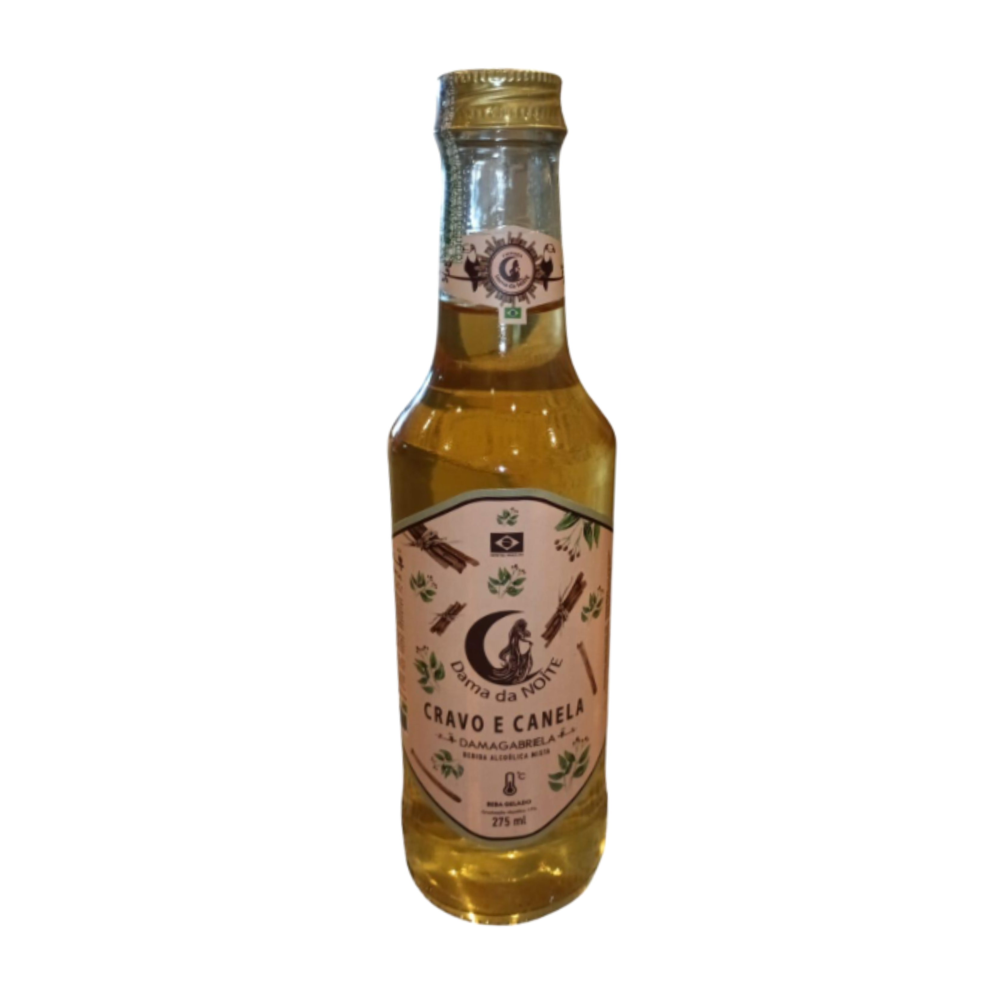 Bebida Mista de Cachaça Cravo e Canela - Dama da Noite - 275ml - imagem 1