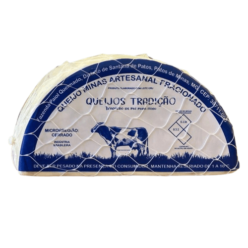 Queijo Minas Artesanal do Cerrado - Fracionado - Queijos Tradição - Unidade de 600g