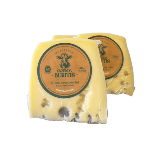 Queijo Tipo Gruyère - Queijaria Fazenda Buritis - Unidade de 300g