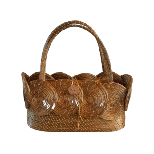 Bolsa Retangular em Capim Dourado - Encantos Dourados - Unidade