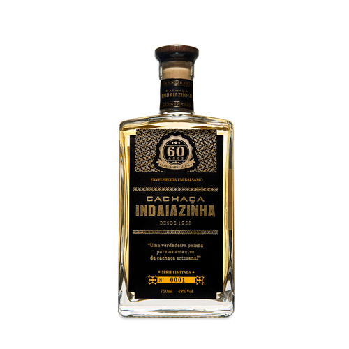 Cachaça de Alambique Indaiazinha  Bálsamo - Edição Premium - Cachaça Nova Aliança - 750ml