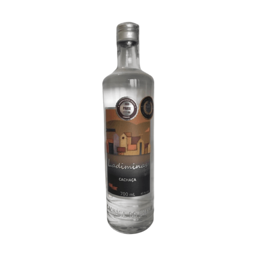 Cachaça Ladiminas Branca - Destilaria Ladiminas - Caixa com 2 unidades de 700ml cada - PREMIADA