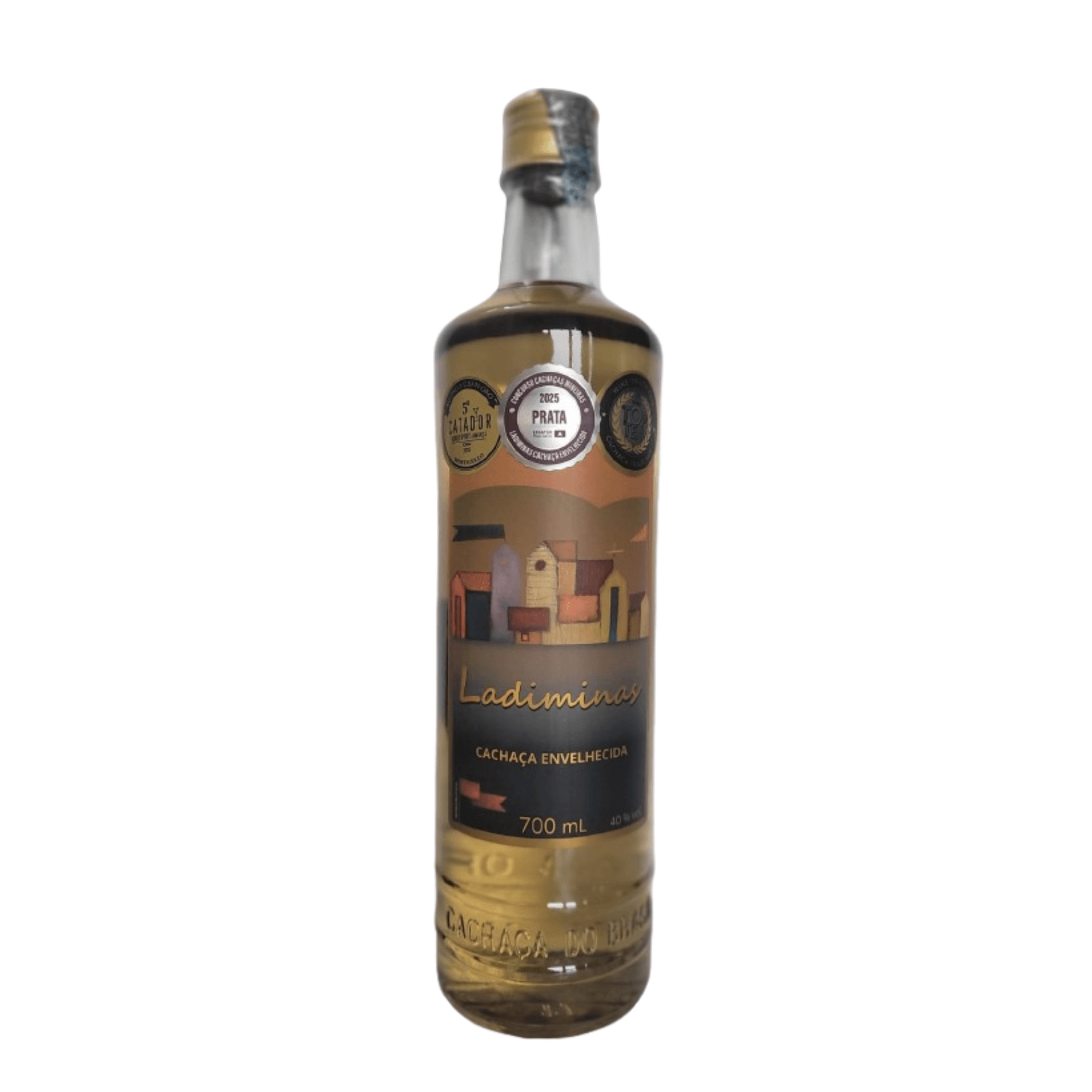 Cachaça Ladiminas Envelhecida  - Destilaria Ladiminas - Caixa com 2 unidades de 700ml - PREMIADA - imagem 1