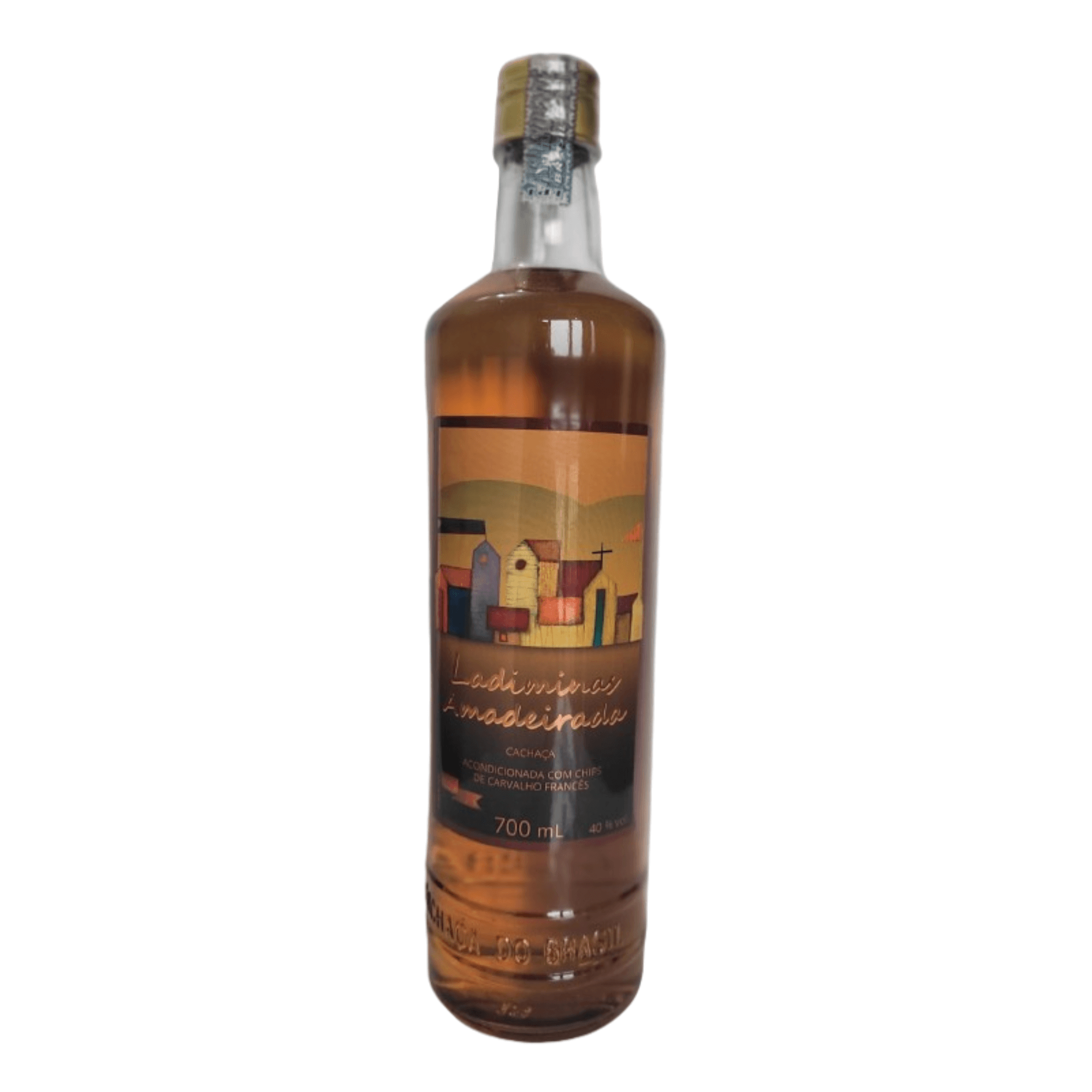 Cachaça Ladiminas Amadeirada -  Destilaria Ladiminas - Caixa com 2 unidades de 700ml cada - imagem 1