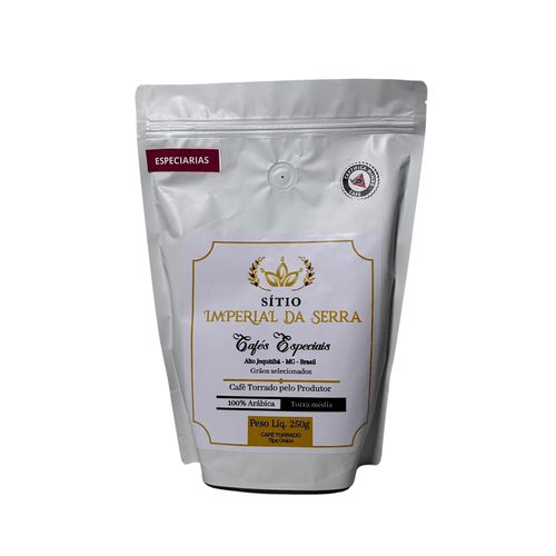 Café Especial Especiarias - Grãos - Torra Média - Sítio Imperial da Serra- Unidade de 250g