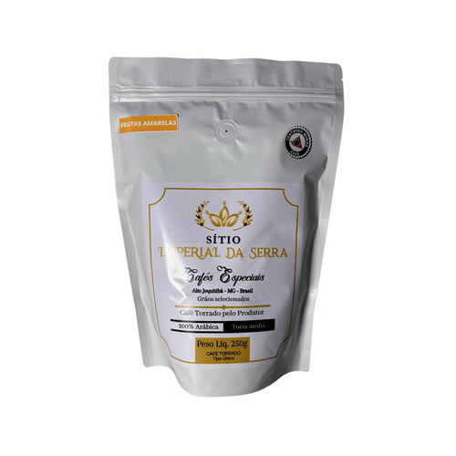 Café Especial Frutas Amarelas - Moído - Torra Média  - Sítio Imperial das Serra -  Unidade de 250g