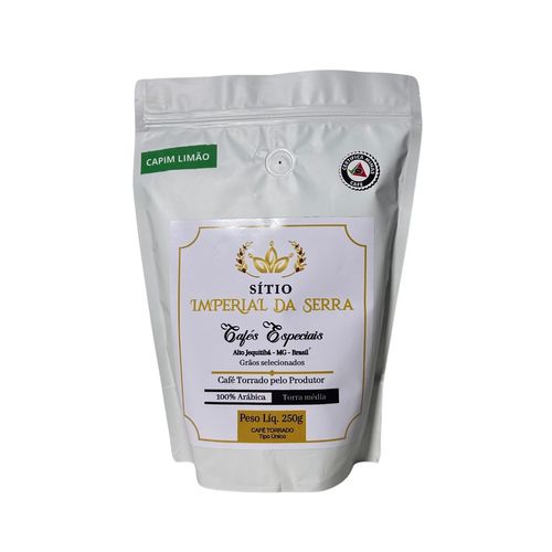 Café Especial Exótico Capim Limão - Moído - Torra Média - Sítio Imperial da Serra - Unidade de 250g